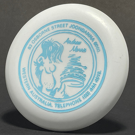 Andrew Morris—Disc Sport Ltd Mini—White—Light Blue