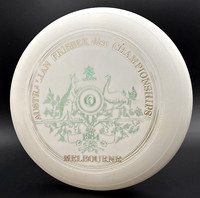 Australian Championships, 1984—Wham-O--80E Mold—White—Green, Gold