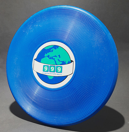 Hot Toys Toys Oy— Heittolevy 999—Blue—Label