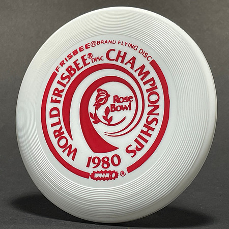 1980 World Frisbee Championships—Wham-O Mini—White—Red