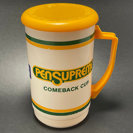 Comeback Cup, PenSupreme—Whirley Cup—Mini Lid—Yellow