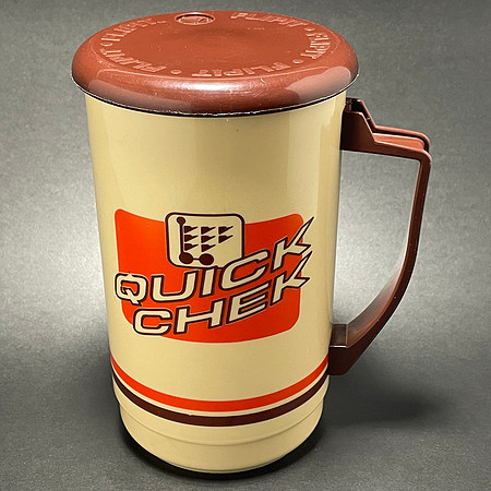 Comeback Cup, Quick Chek—Whirley Cup—Mini Lid—Brown