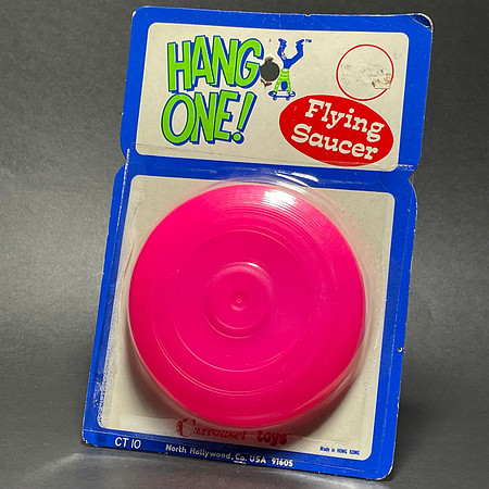Carrousel Toys—Hang One Flying Saucer—Pink—Retail Packaging