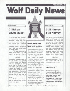 Masters & Juniors Worlds-Wolf Daily News 
