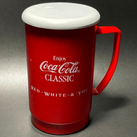 Coca-Cola Cup, Classic—Teletype Mecca Cup—Mini Lid—White