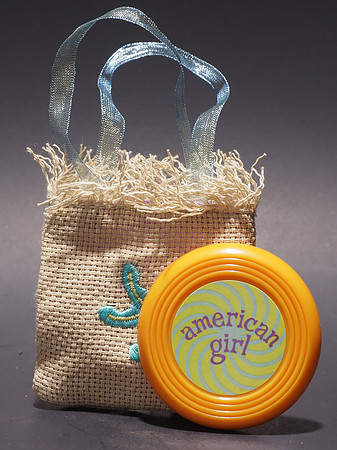 American Girl—Micro Doll Disc and Accessory Bag—Orange