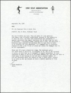 DGA Memo—1982-09-20
