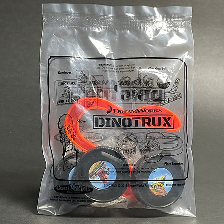 Carl's Jr.—Dinotrux—Pinch Launcher—Black—Package—Back