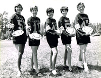 1966—IFT Women's Team—Anne Boggio (#51), Lynn Warden(#10) and three others