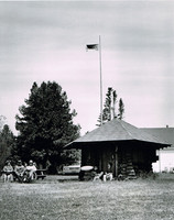 1969--George Gipp Memorial Pagoda - Eagle Harbor Ballyard