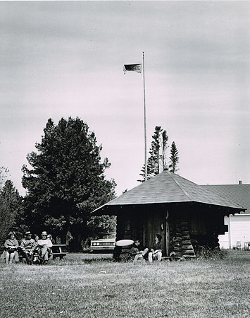 1969--George Gipp Memorial Pagoda - Eagle Harbor Ballyard