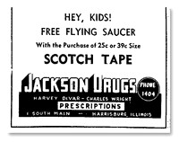 1957, 08/21—Flying Saucer—Scotch Tape—The Daily Register