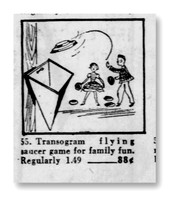 1958, 11/05—Transogram FS Game—Bambeger's—The Courier-News