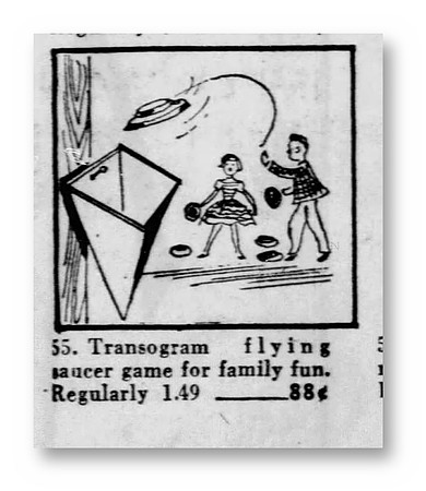 1958, 11/05—Transogram FS Game—Bambeger's—The Courier-News