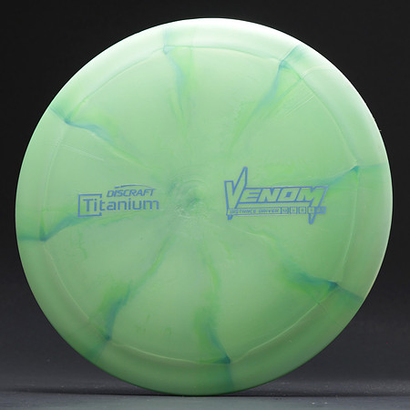 Venom, TI Swirl—Green-Blue Swirl—Metallic Blue