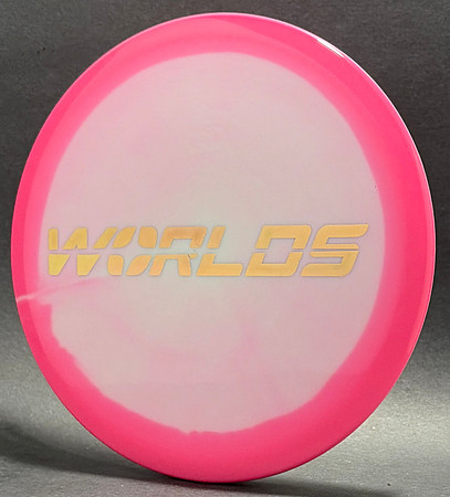 2026 PDGA Pro WC—Milford, MI—Worlds Pack—Innova Roc—Pink-White-Pink Swirl—Gold