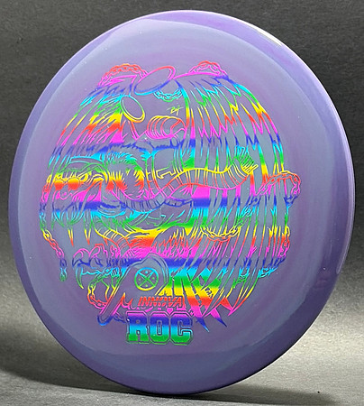 2026 PDGA Pro WC—Milford, MI—Mascot Pack—Innova Roc—Purple-Blue Swirl—Metallic Rainbow