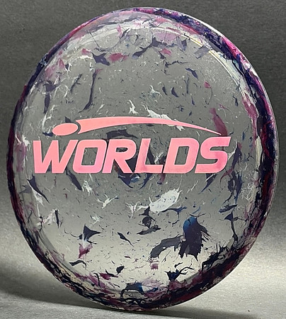 2026 PDGA Pro WC—Milford, MI—Worlds Pack—Discraft Buzzz— Black-Purple-Red-White—Metallic Purple