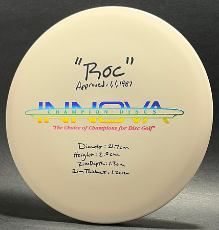 2026 PDGA Pro WC—Milford, MI—Prototype Pack—Innova Roc—White—Metallic Rainbow