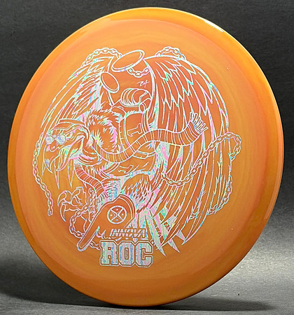 2026 PDGA Pro WC—Milford, MI—Mascot Pack—Innova Roc—Orange-Orange Swirl—Oil Slick