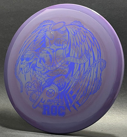 2026 PDGA Pro WC—Milford, MI—Mascot Pack—Innova Roc—Purple-Red Swirl—Metallic Purple