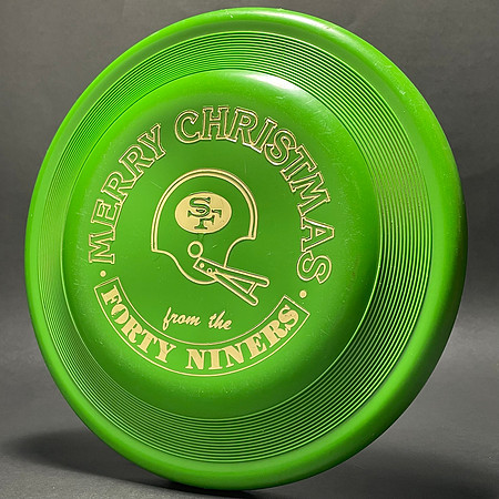 Christmas—SF 49ers—Wham-O Fastback—Green—Gold