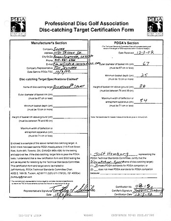 2002-12-3—Innova Discatcher Sport DCT—Approval Form