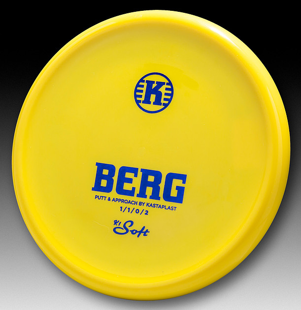 Berg Disc Flying Disc Museum | Other Golf | Kastaplast—Berg, K1 Soft—Yellow—Blue