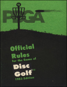 Disc Golf Official Rules—1983