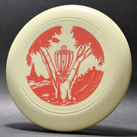 119G—DTW—Disc Golf Hole 23—41G Mold—Glow—Metallic Red