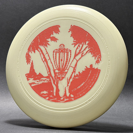 119G—DTW—Disc Golf Hole 23—41G Mold—Glow—Metallic Red