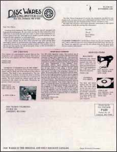 Discwares Unlimited—Flyer 601—Nov82 thumb