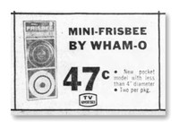 1968, 09/01—Raised Letter 2-Pack Frisbee—Wham-O—The Philadelphia Inquirer