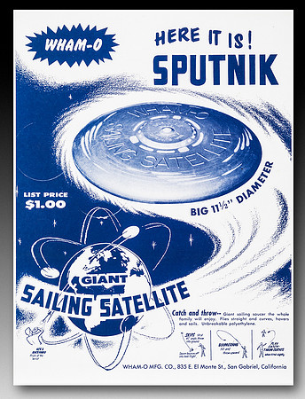 1958—Wham-O—Store Poster—Sailing Satellite, Second Style