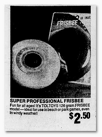 1977, 11/06—Super Pro Frisbee—Toltoys—The Sydney Morning Herald
