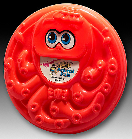 Amloid—Animal Pals Junior Flying Disc—Octopus—Red