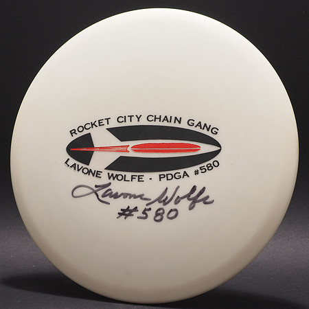 Auction #8—Innova Roc—Lavone Wolfe signed "Chain Gang Rocket"—Very Rare
