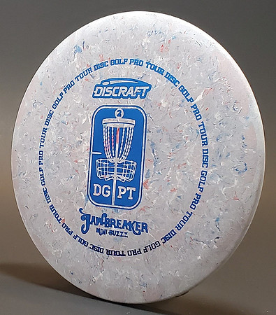 Disc Golf Pro Tour—Discraft Mini Buzzz—Purple Speckled—Metallic Blue