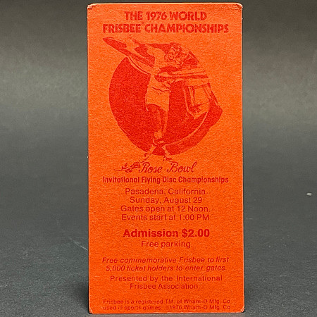 1976 WFC—Event Ticket