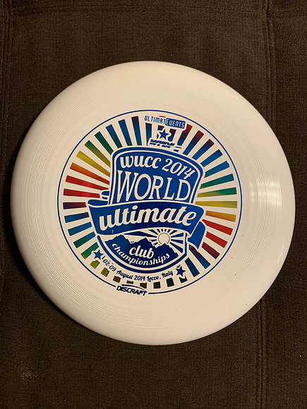 WFDF WUCC 2014 Hotstamp Rainbow