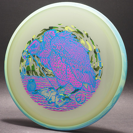 Crave, Eclipse Glow—VIP Series #97—Green-Blue Swirls, Glow—Camo, Metallic Purple, Metallic Blue