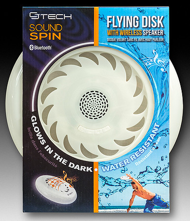 CJ Tech—Sound Spin Flying Disk—Glow—Package