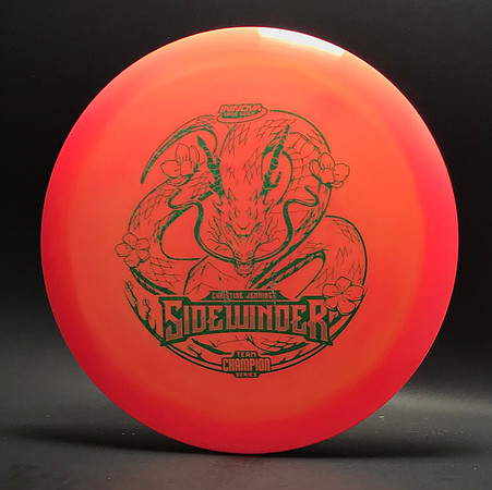 Christine Jennings—2021 Team Champion Series—Pink-Pink Swirl—Metallic Green Shatter