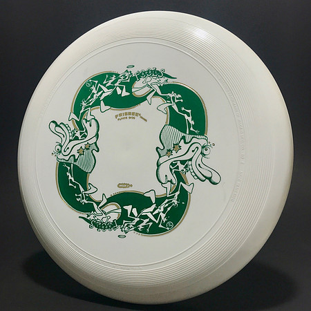April Fools Fest, 1985 (8th)—Wham-O 80E Mold—white—Gold, Green