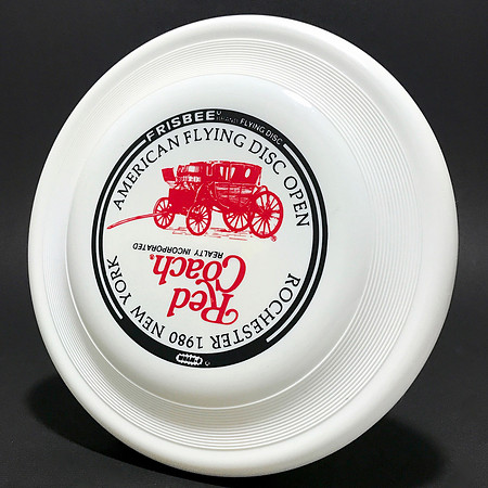 AFDO, 1980—Red Coach—Wham-O FB8 Mold—White—Black, Red