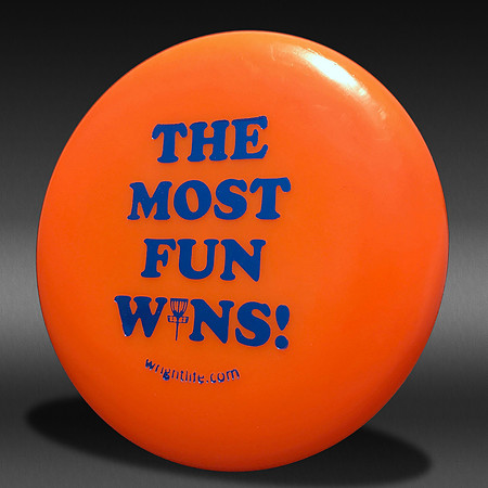 Wright Life—Most Fun Wins—Innova Mini—Orange—Blue