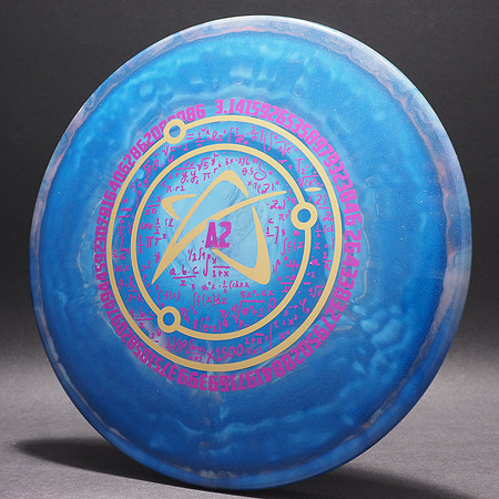 A2, 500 Spectrum—VIP Series #83—Blue Swirl—Metallic Pink, Matte Gold