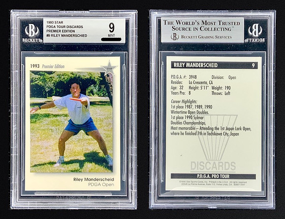1993—Star DISCards—#9—Riley Manderschied