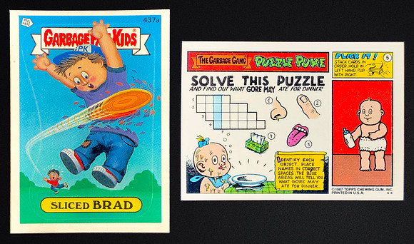 1987—Garbage Pail Kids—#437A—Sliced Brad