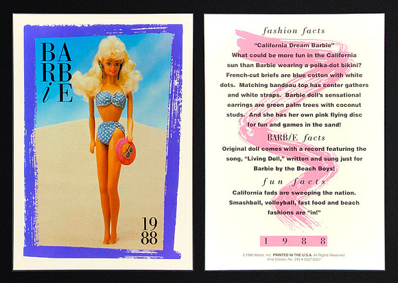 1990—Barbie Series 1—#245—California Dream Barbie